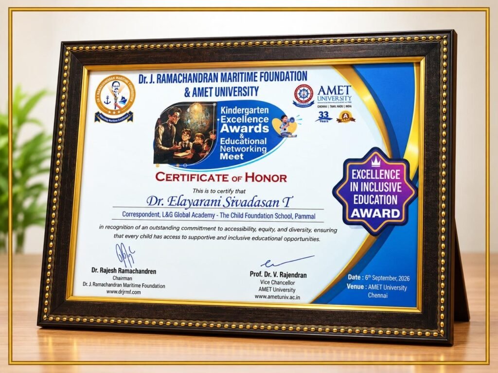 L&G Global Academy award and recognition 3